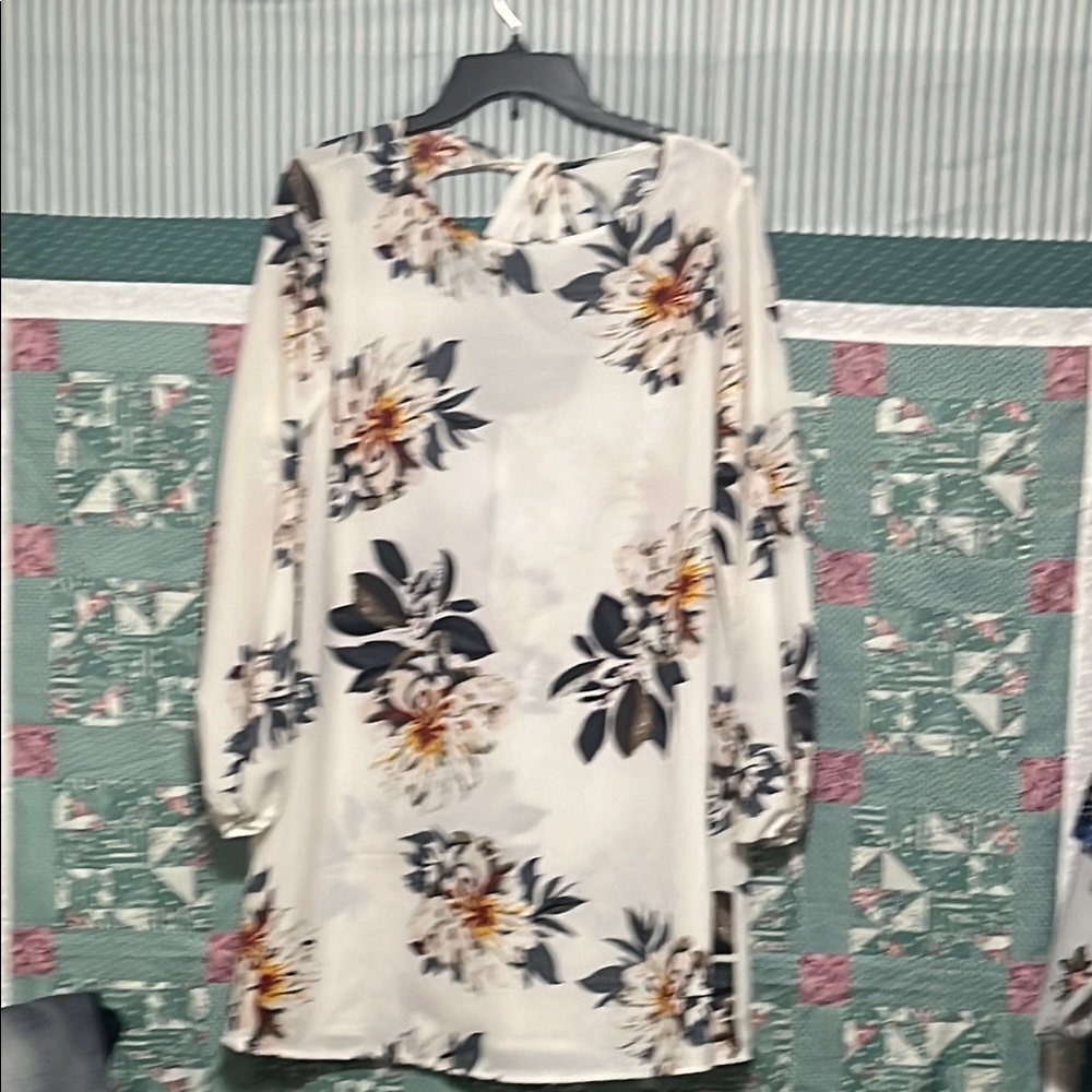 Floral Long Sleeve Dress
